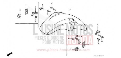 AILE AVANT VFR750FP de 1993